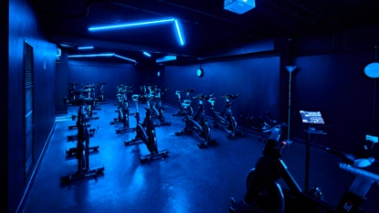 Group cycling studio